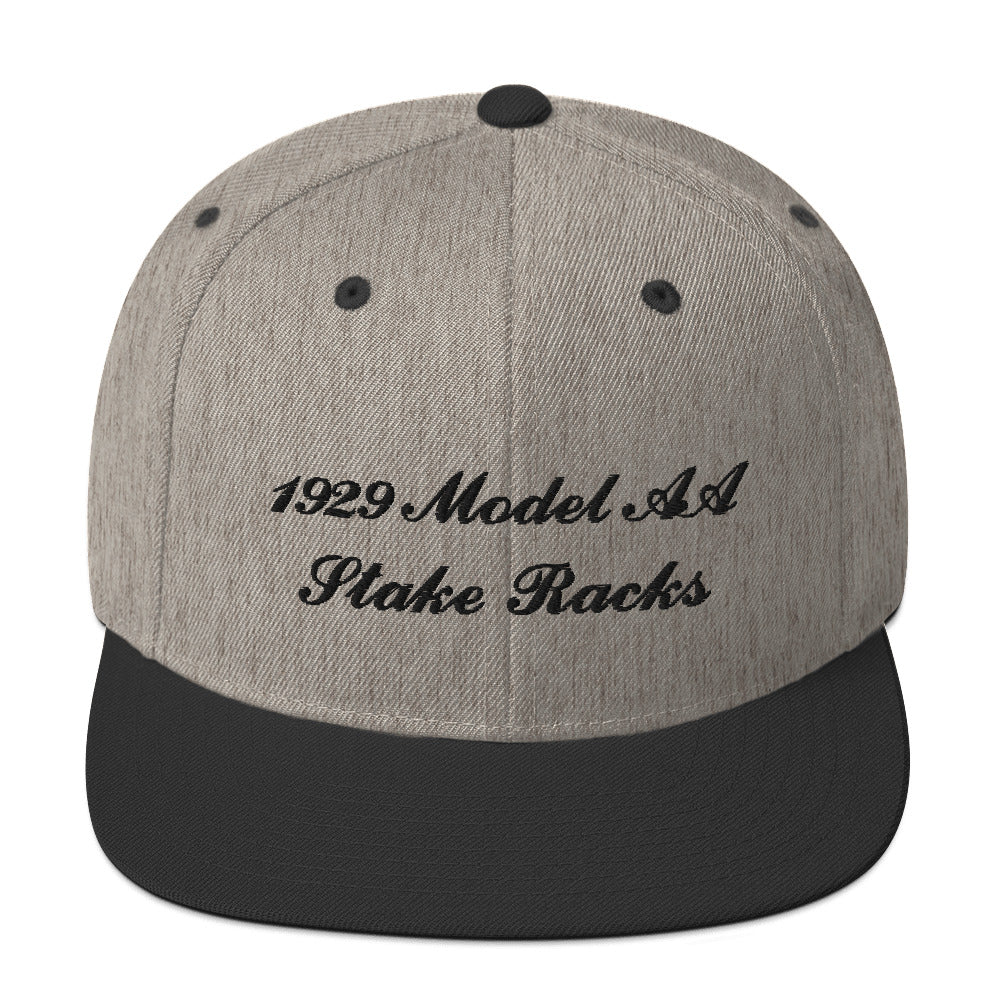 1929 AA Stake Racks Embroidered Gray Hat