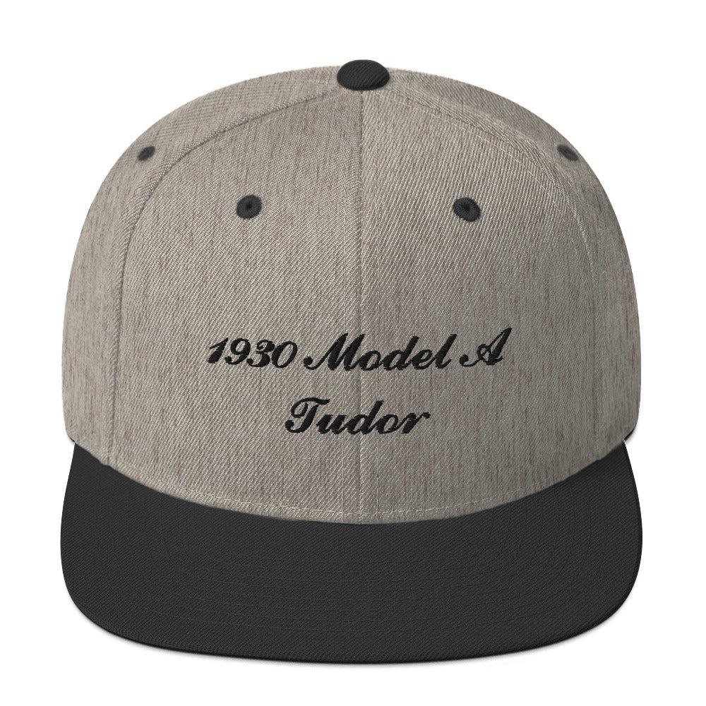 1930 Tudor Embroidered Gray Hat