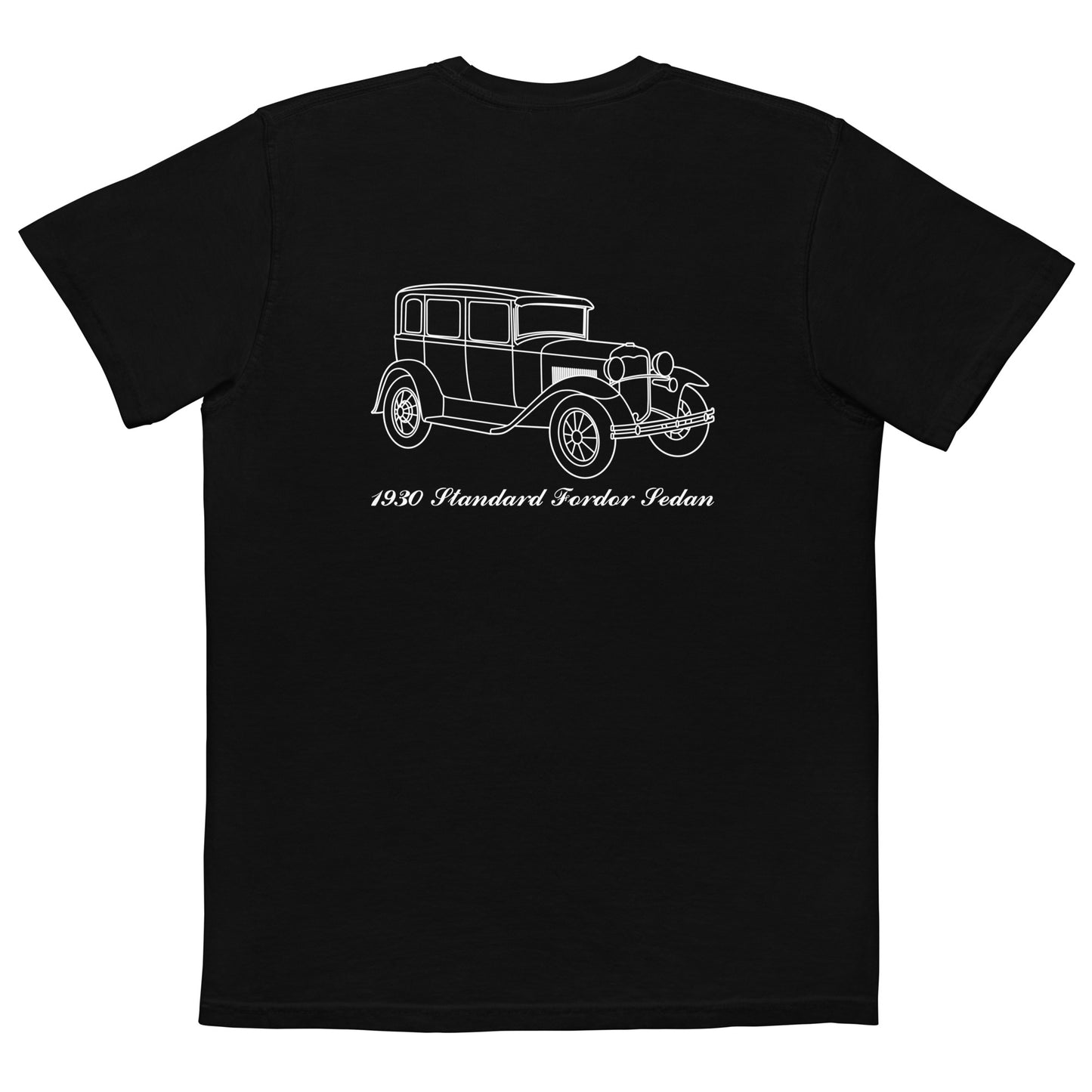 1930 Standard Fordor Sedan Black Pocket T-Shirt