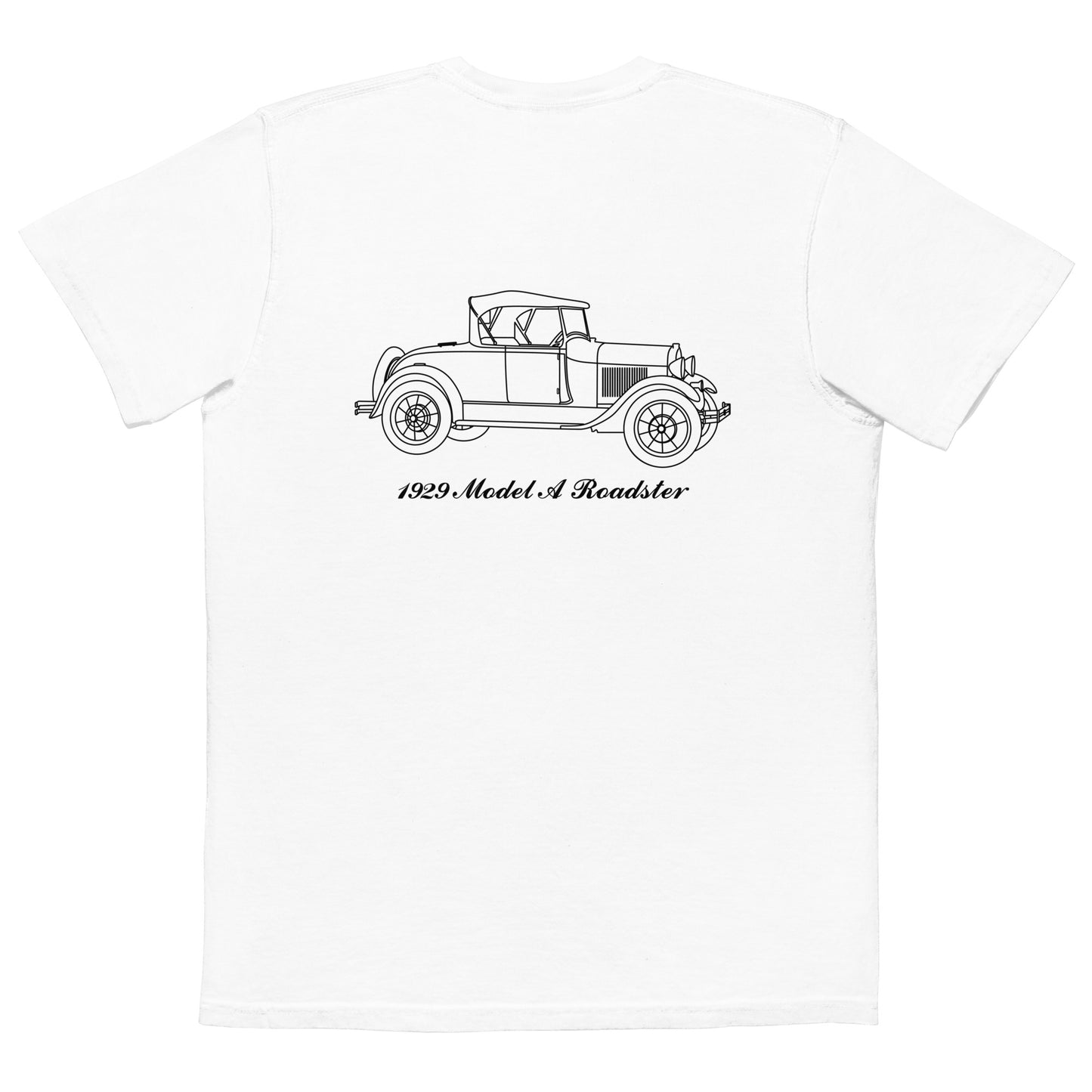 1929 Roadster White Pocket T-Shirt