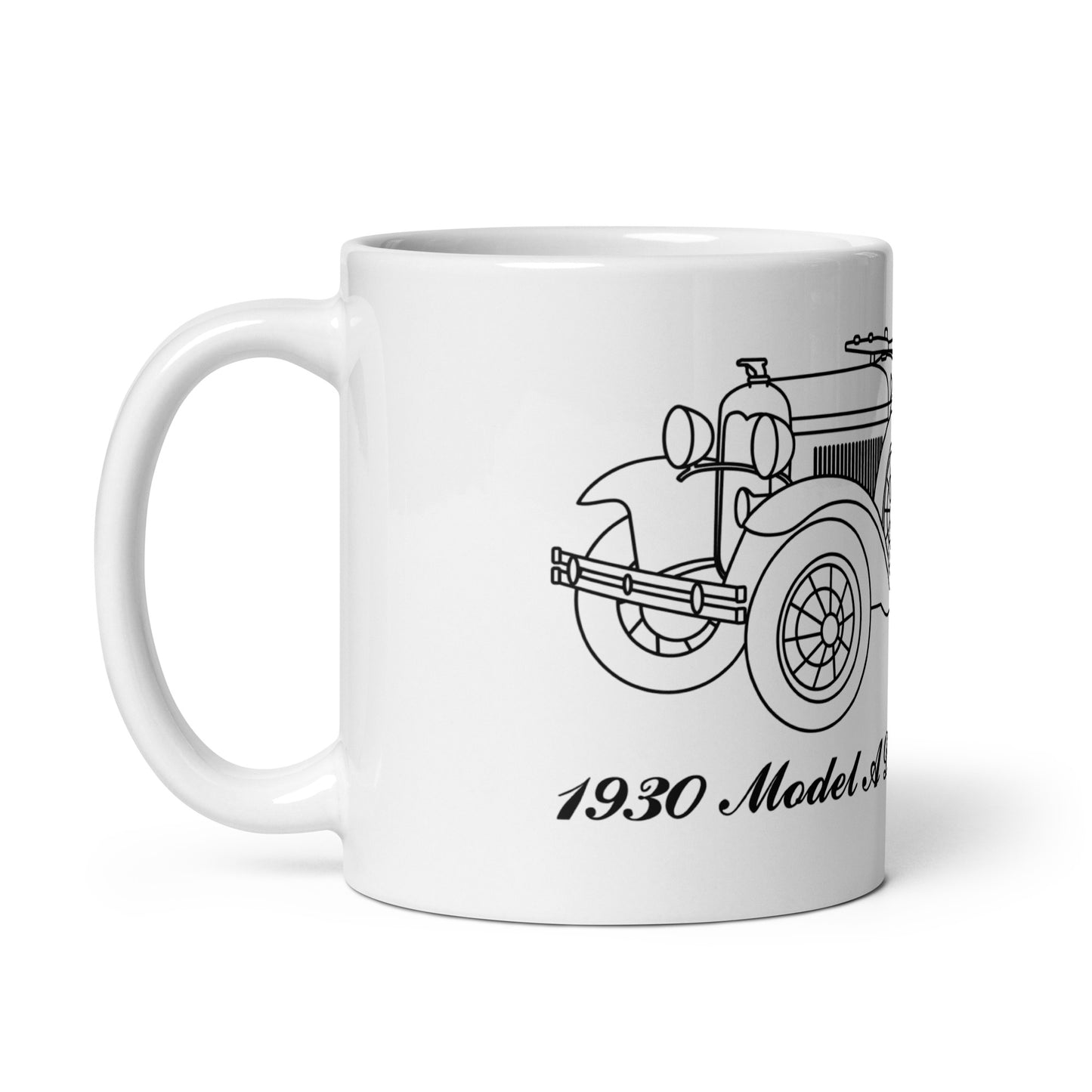 1930 De Luxe Roadster White Mug