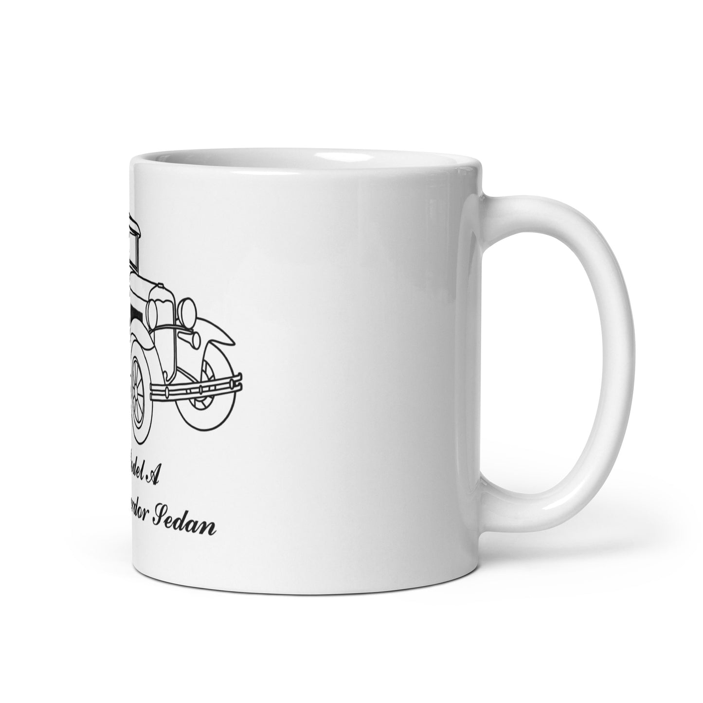 1930 Standard Fordor Sedan White Mug