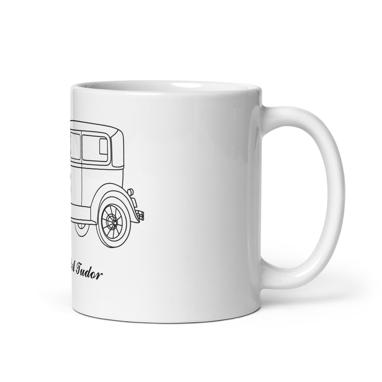 1928 Tudor White Mug