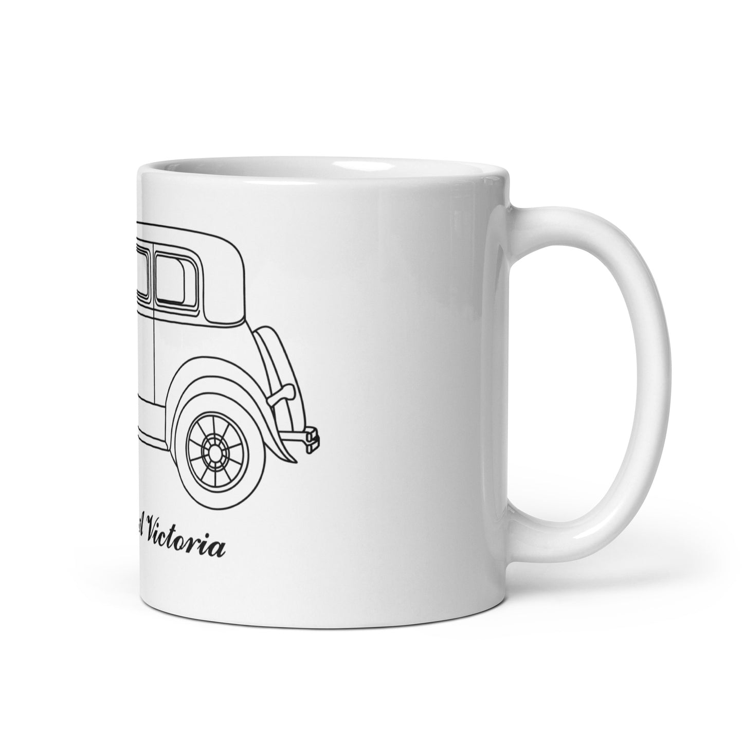 1931 Victoria White Mug