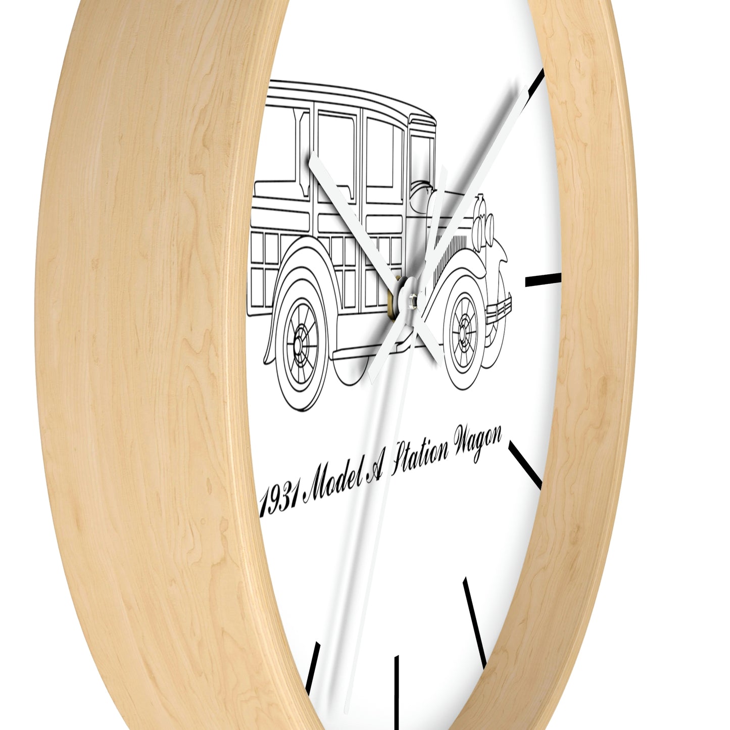 1931 Station Wagon Wall Clock