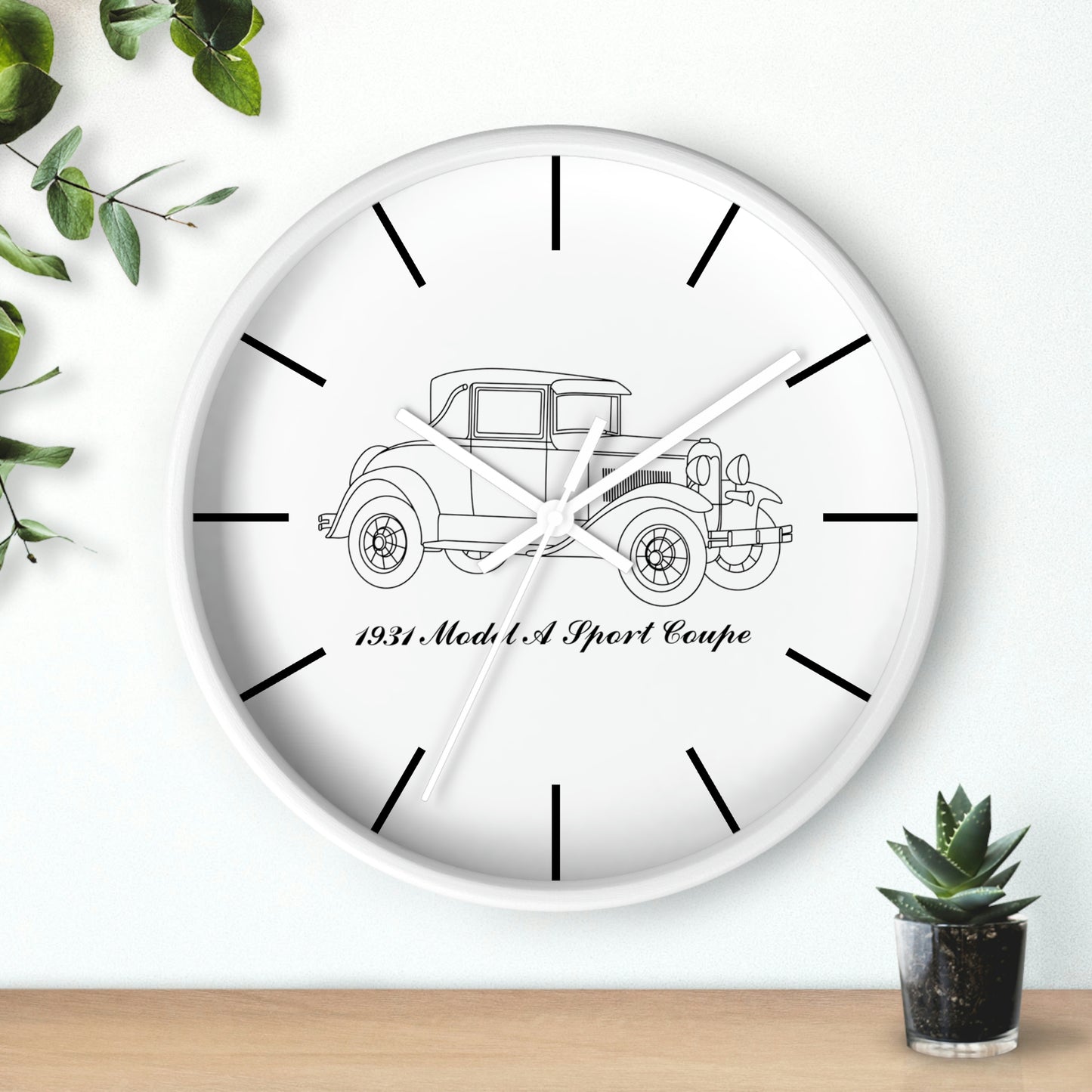 1931 Sport Coupe Wall Clock