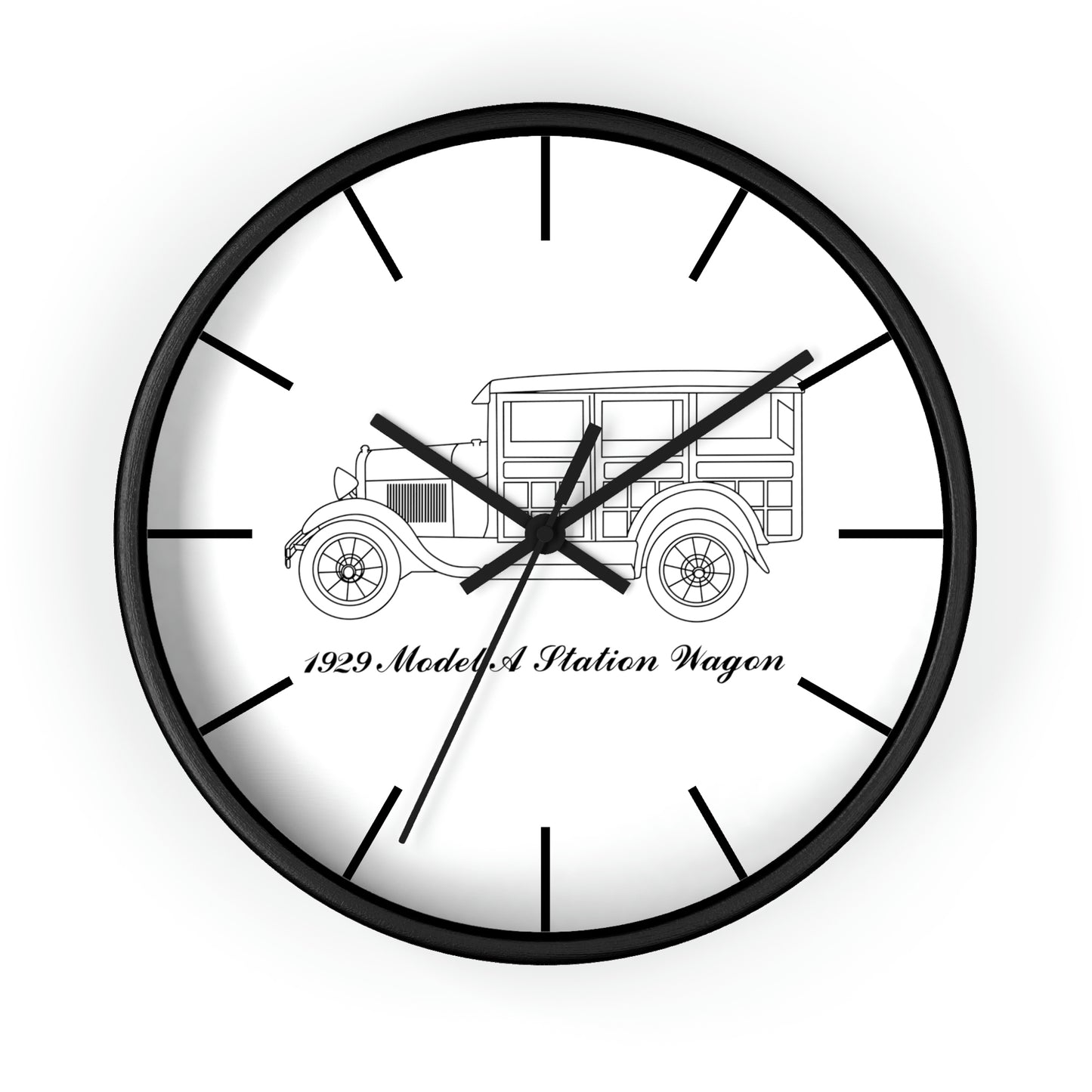 1929 Station Wagon Wall Clock