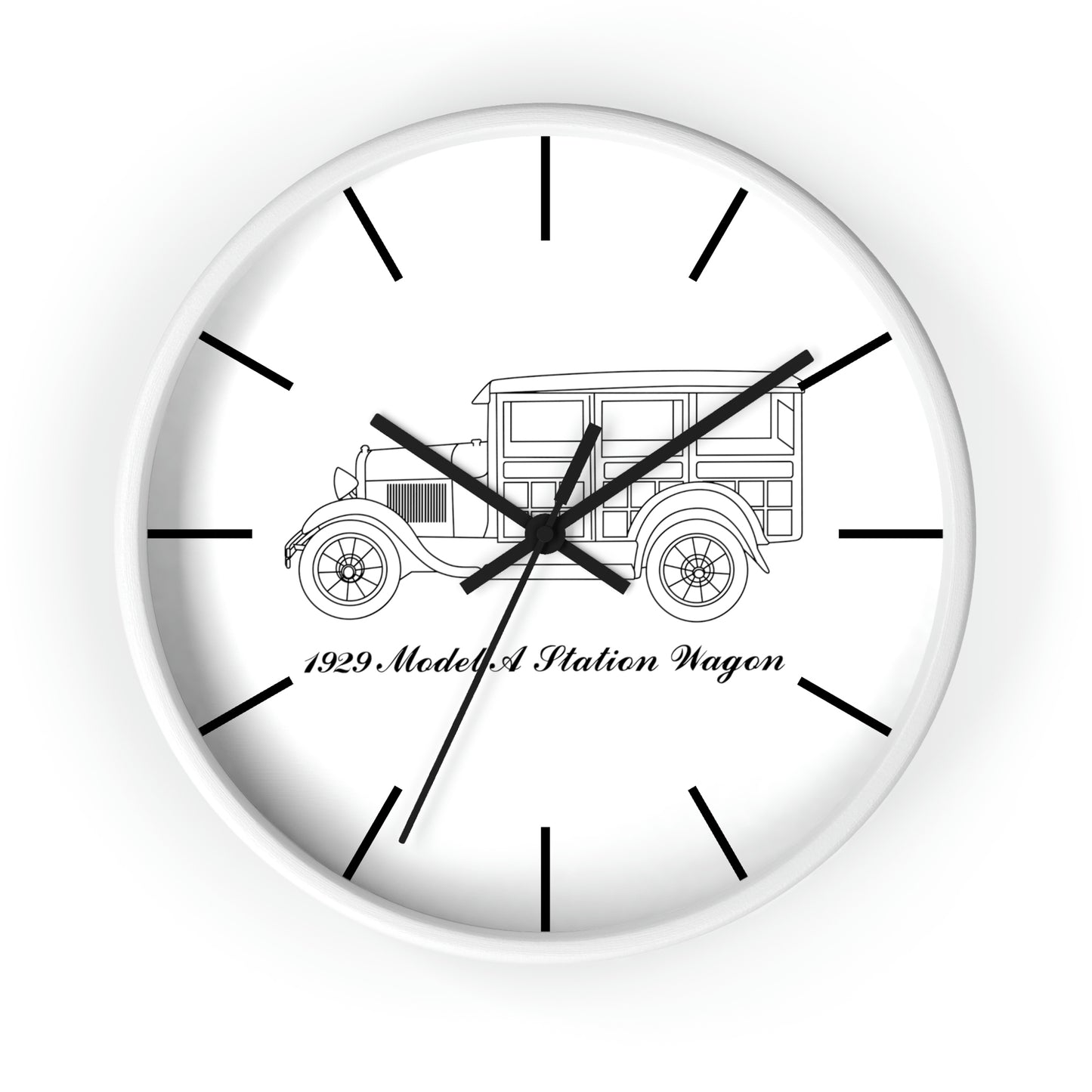 1929 Station Wagon Wall Clock