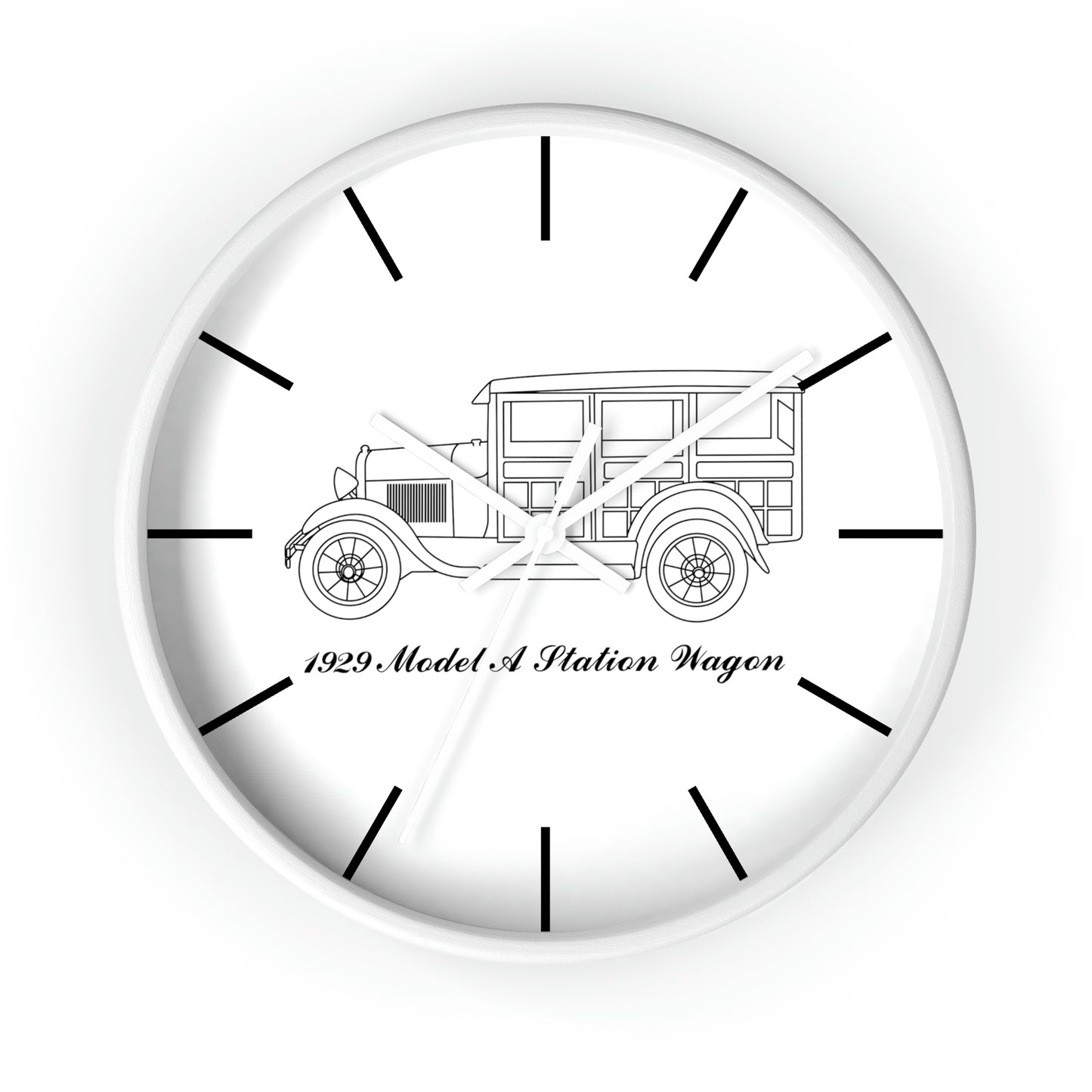 1929 Station Wagon Wall Clock
