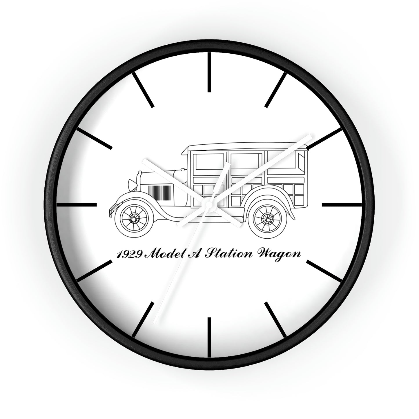 1929 Station Wagon Wall Clock