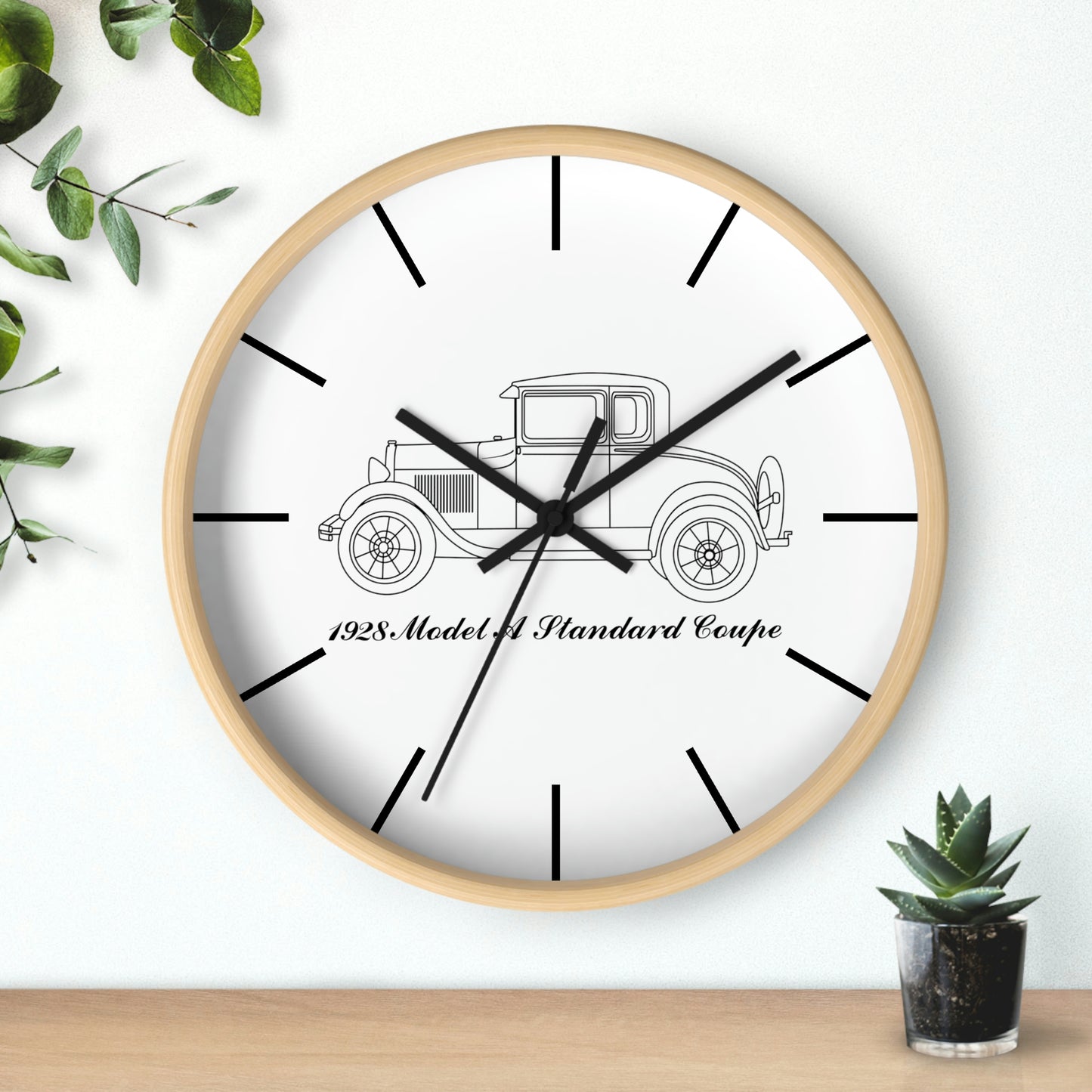 1928 Standard Coupe Wall Clock