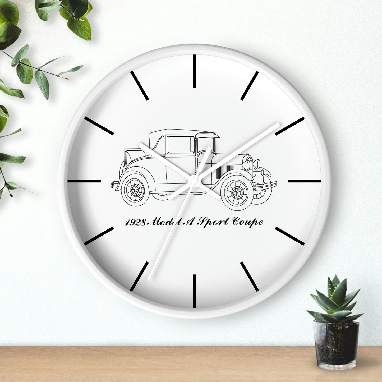 1928 Sport Coupe Wall Clock