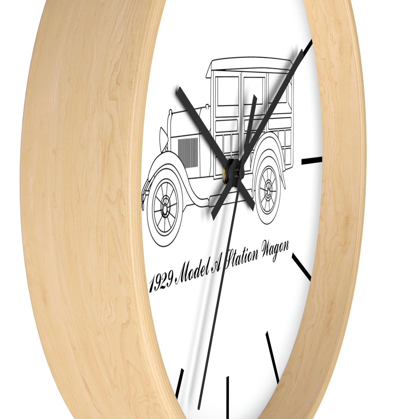1929 Station Wagon Wall Clock