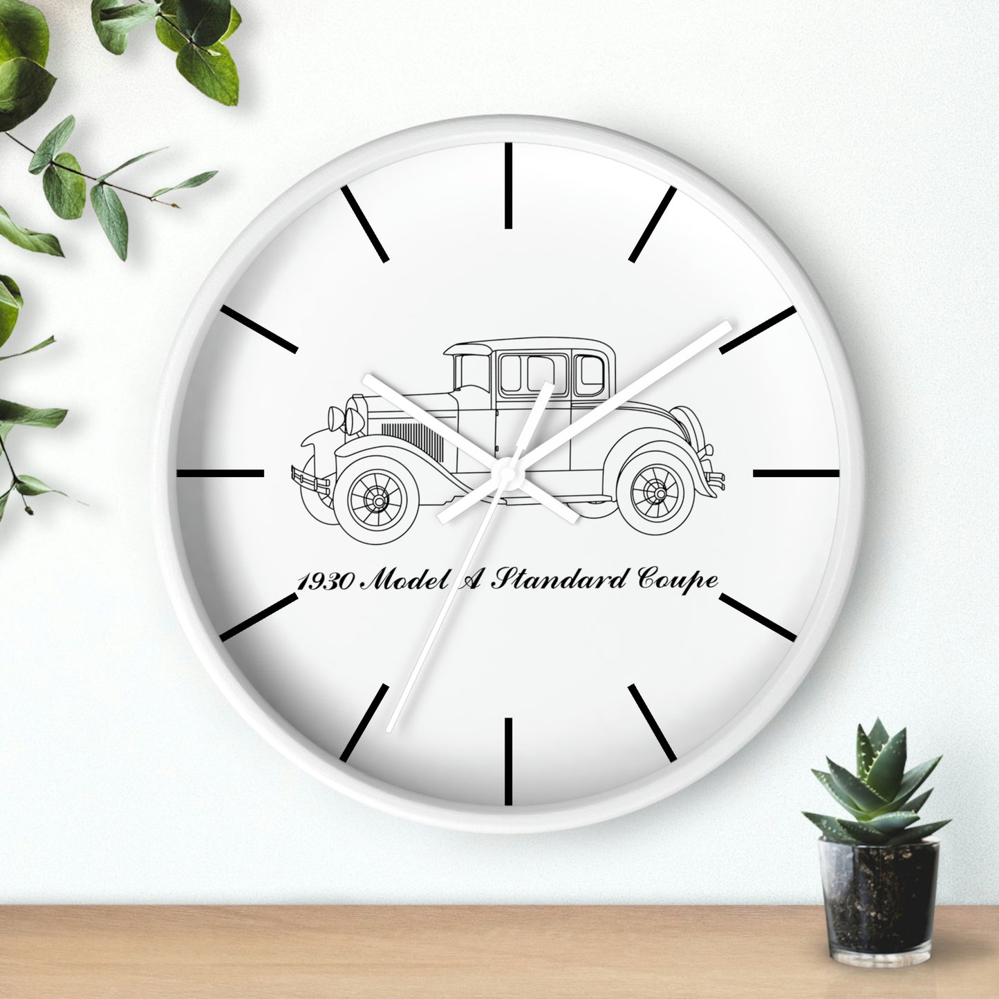 1930 Standard Coupe Wall Clock