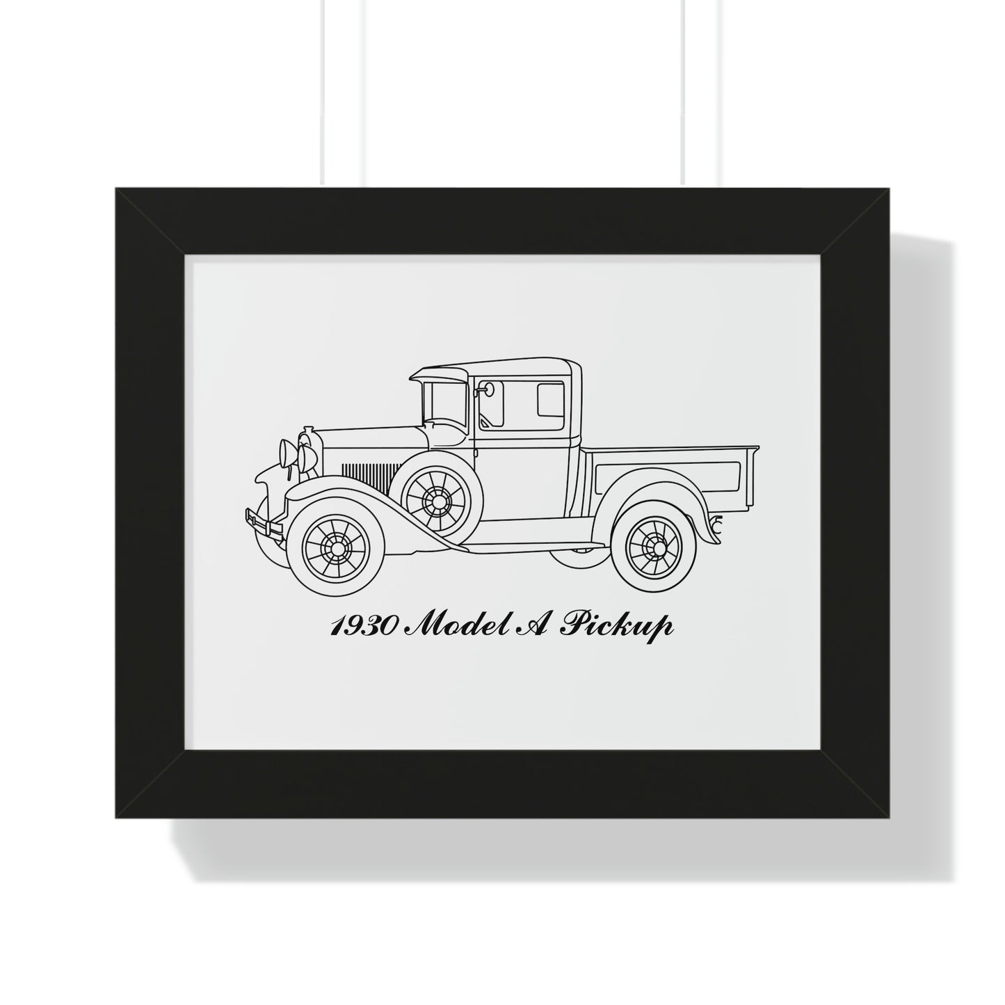 1930 Pickup Framed Drawing