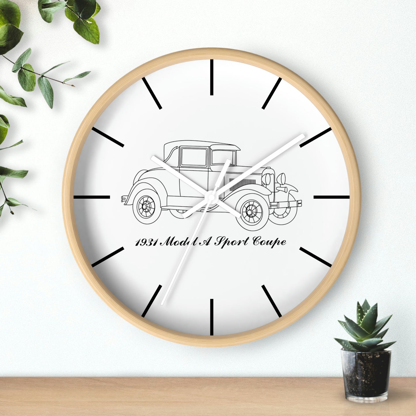 1931 Sport Coupe Wall Clock