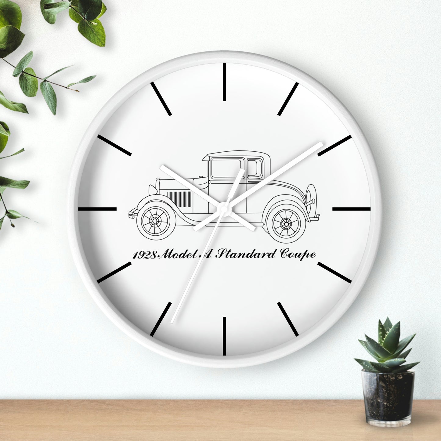 1928 Standard Coupe Wall Clock