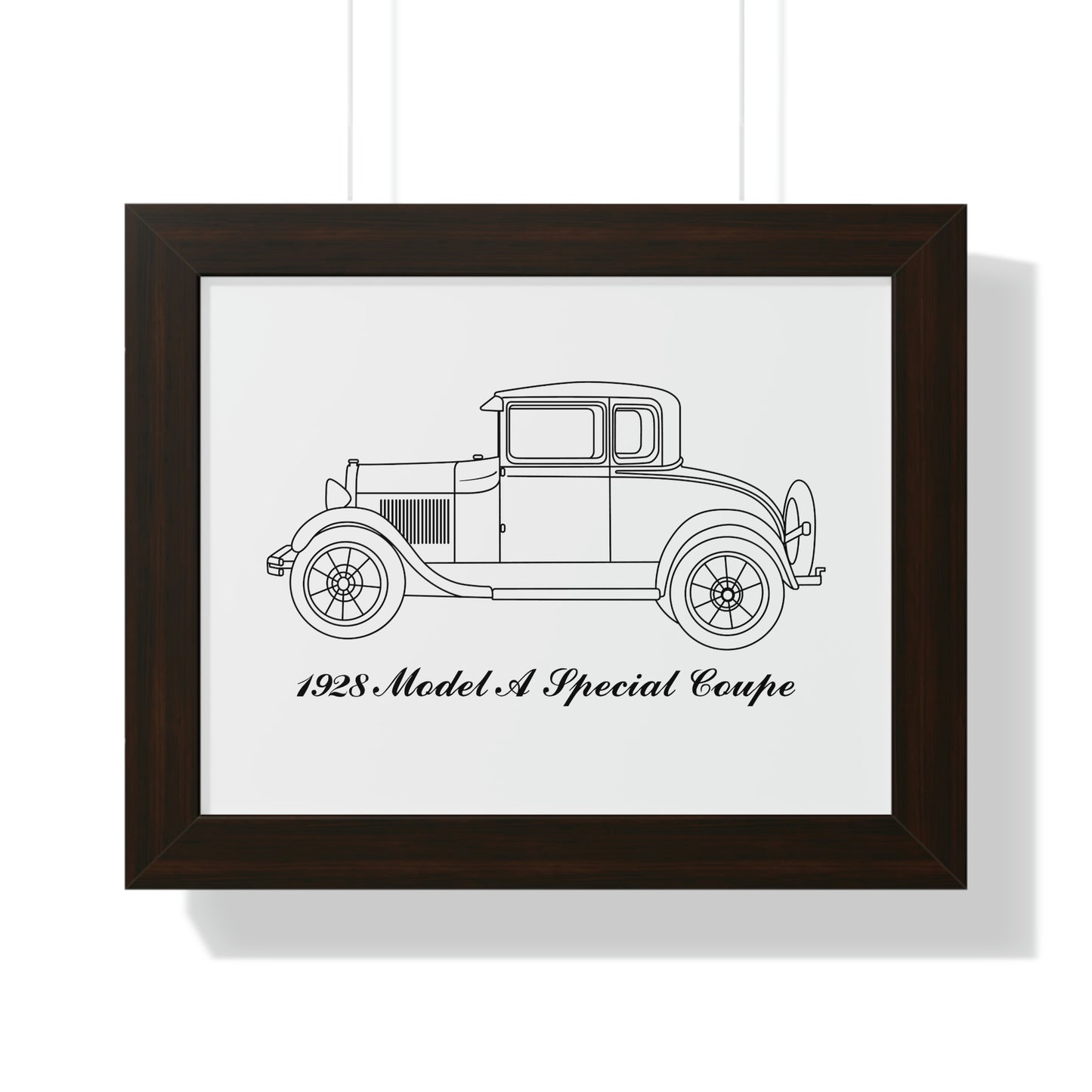 1928 Special Coupe Framed Drawing