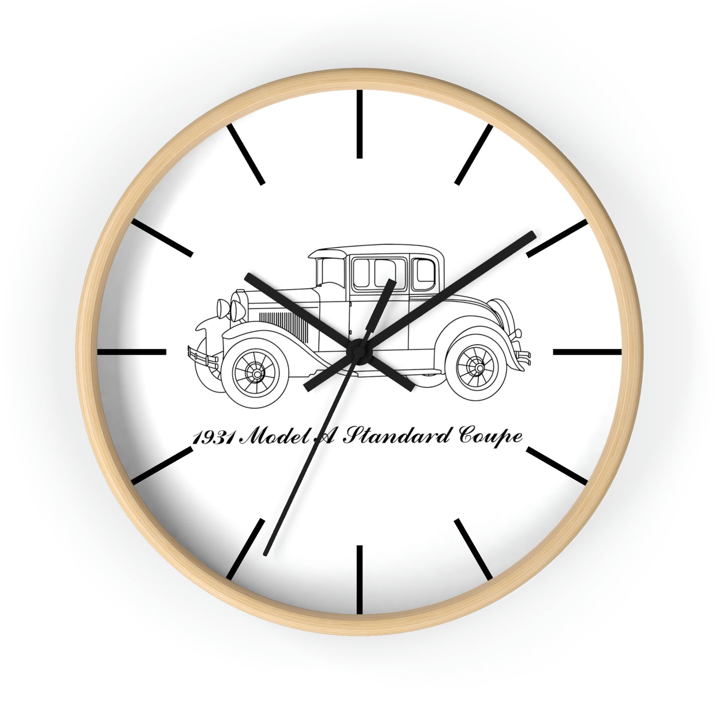 1931 Standard Coupe Wall Clock