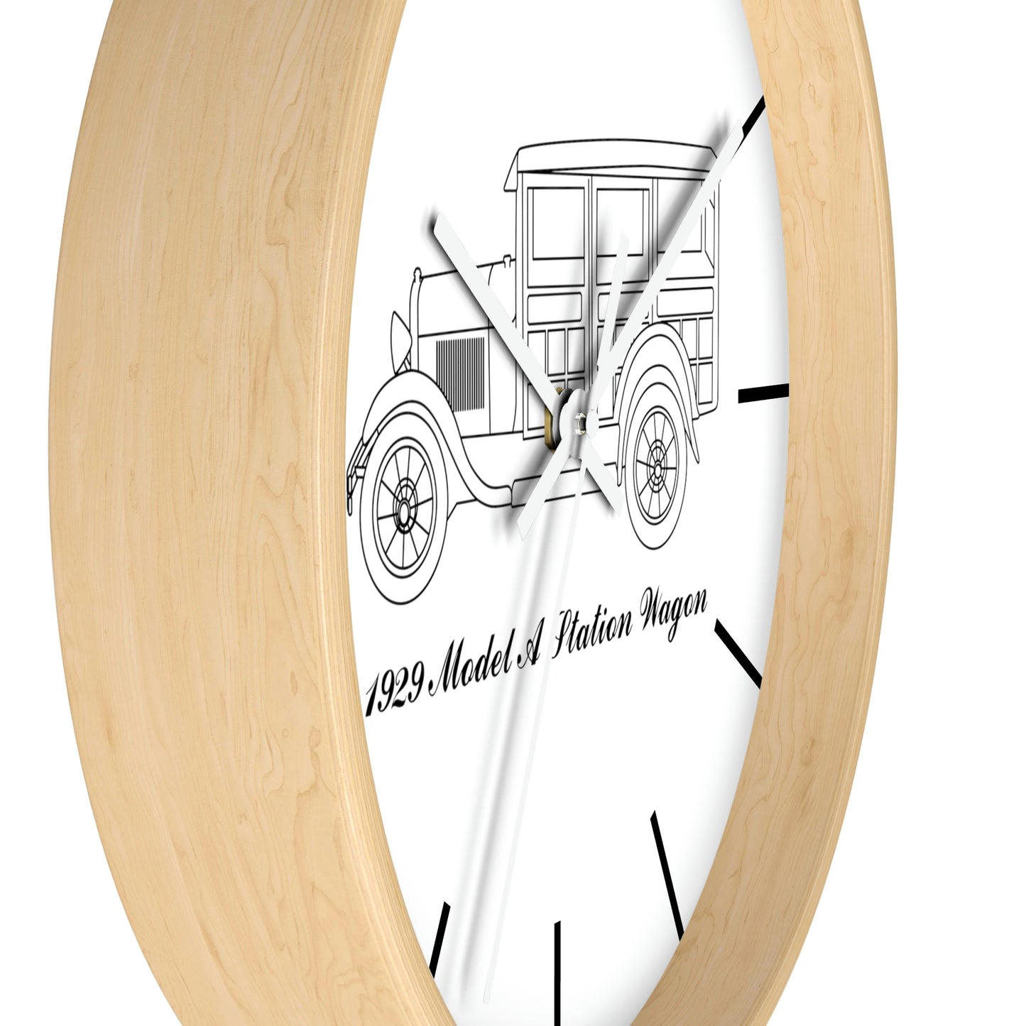 1929 Station Wagon Wall Clock