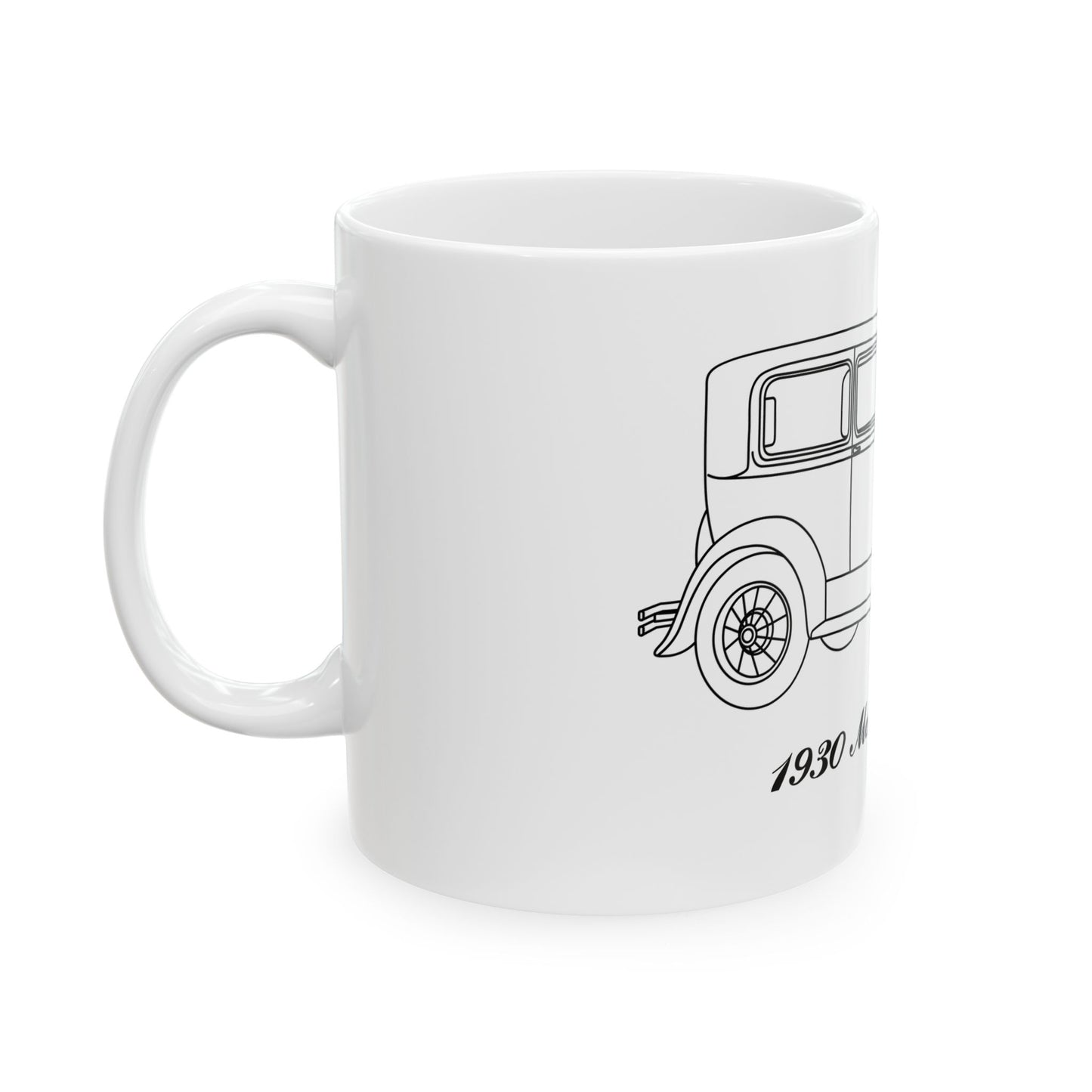 1930 Tudor White Mug