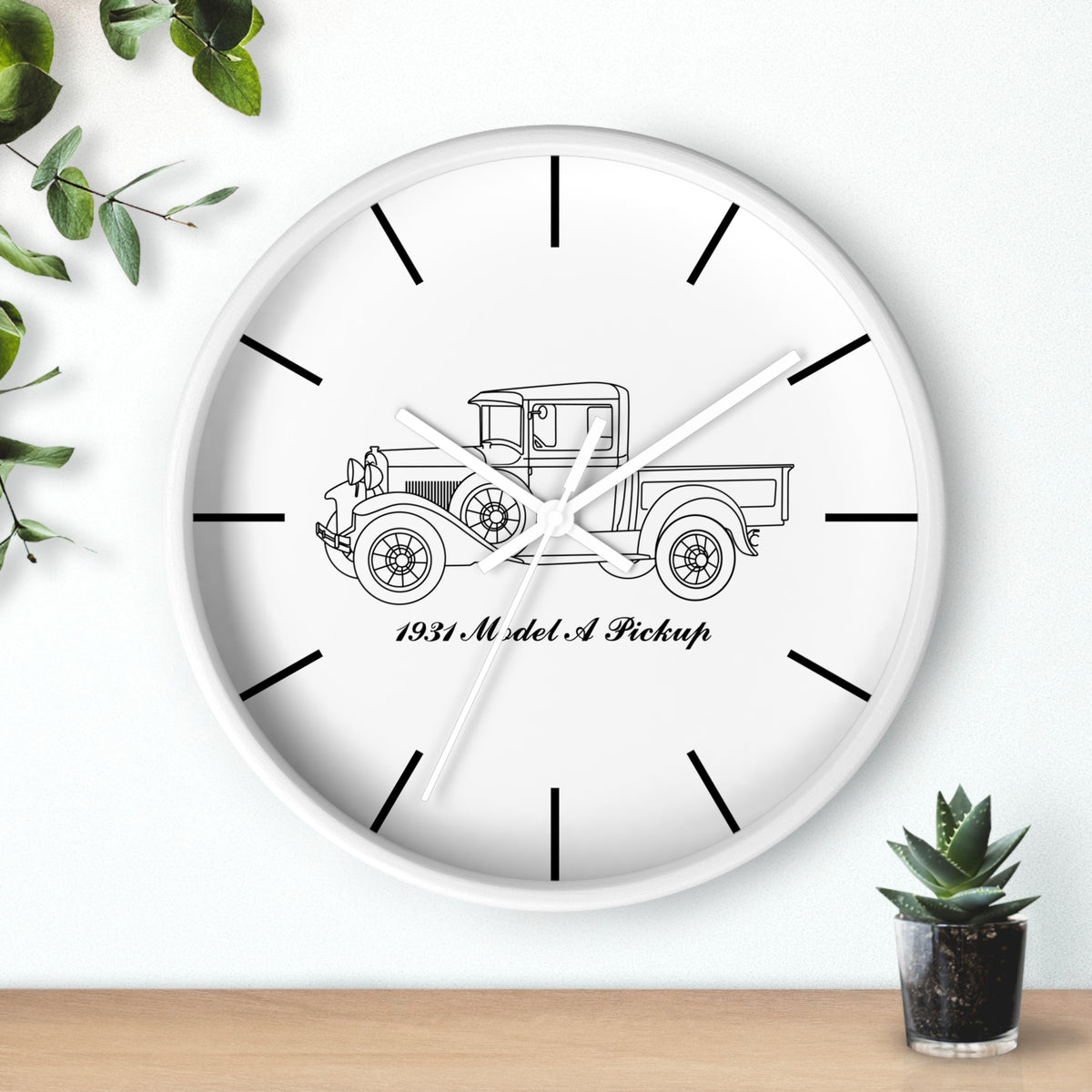 1931 Pickup Wall Clock