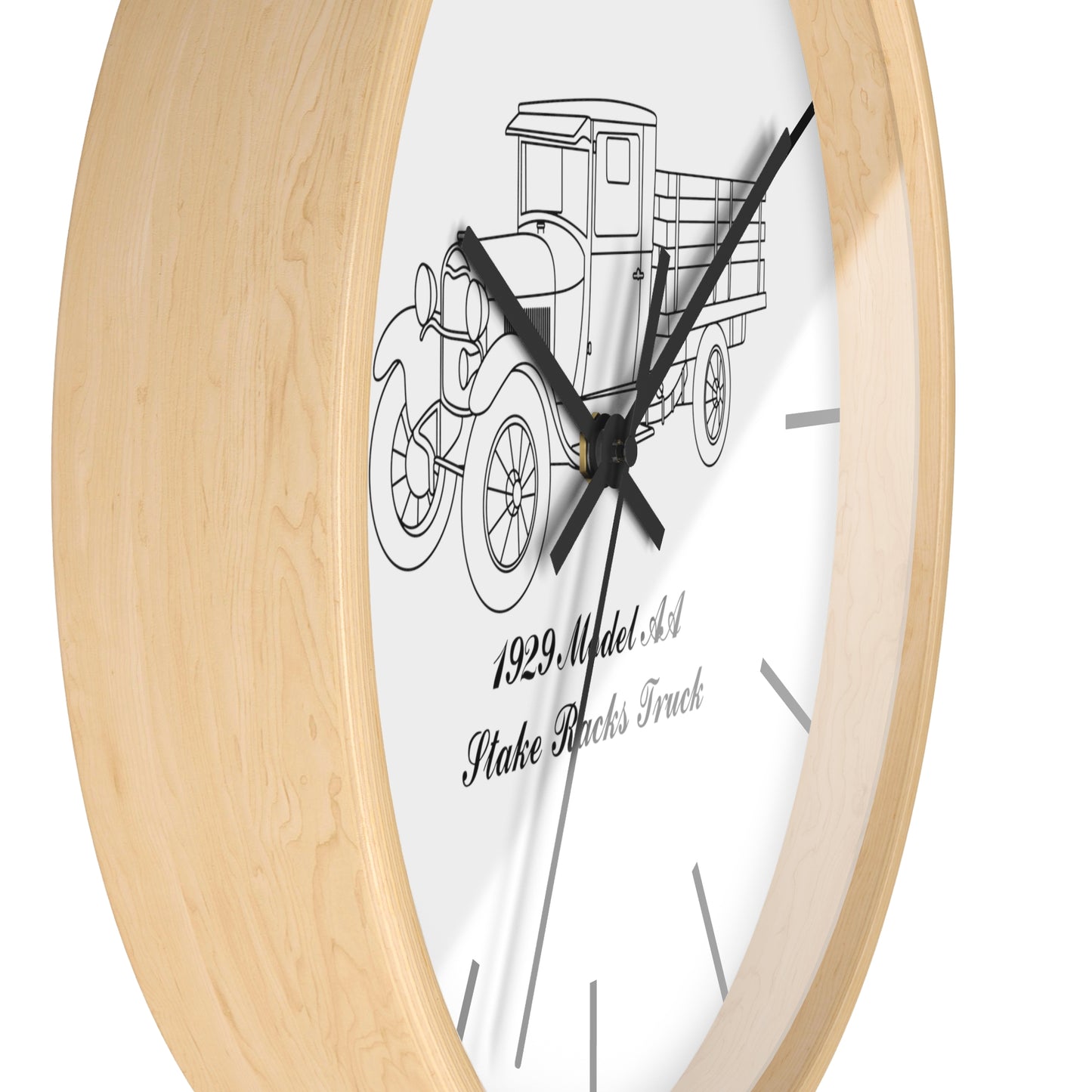 1929 AA Stake Racks Wall Clock