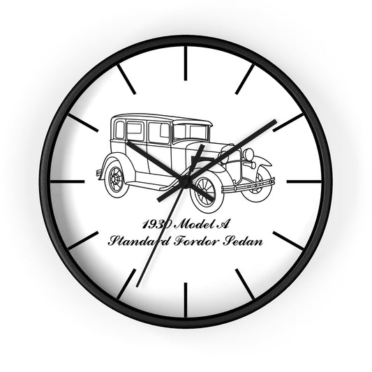 1930 Standard Fordor Sedan Wall Clock
