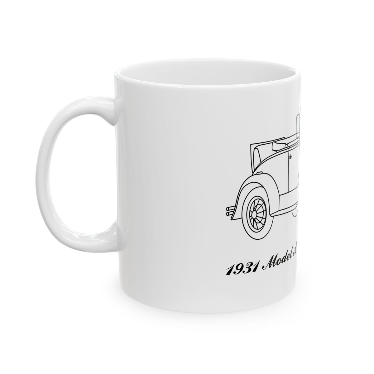1931 De Luxe Roadster White Mug