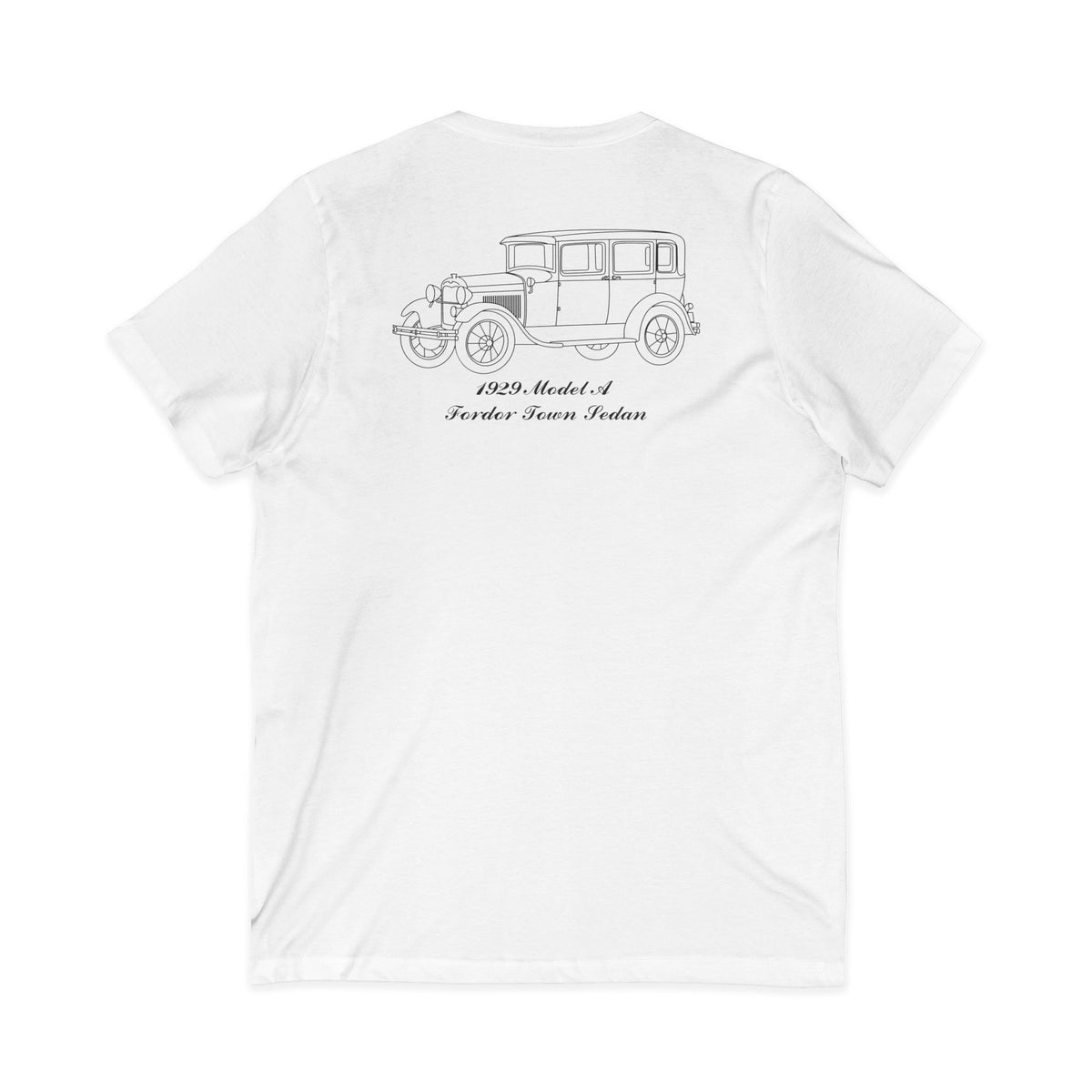 1929 Fordor Town Sedan Women's V-Neck Shirt