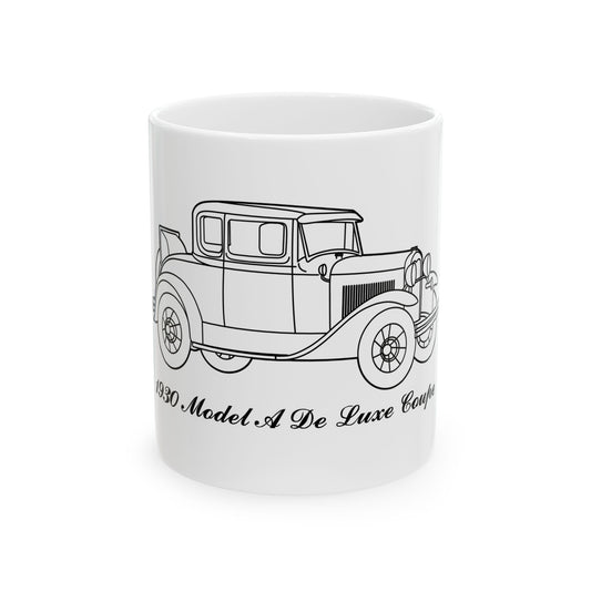 1930 De Luxe Coupe White Mug