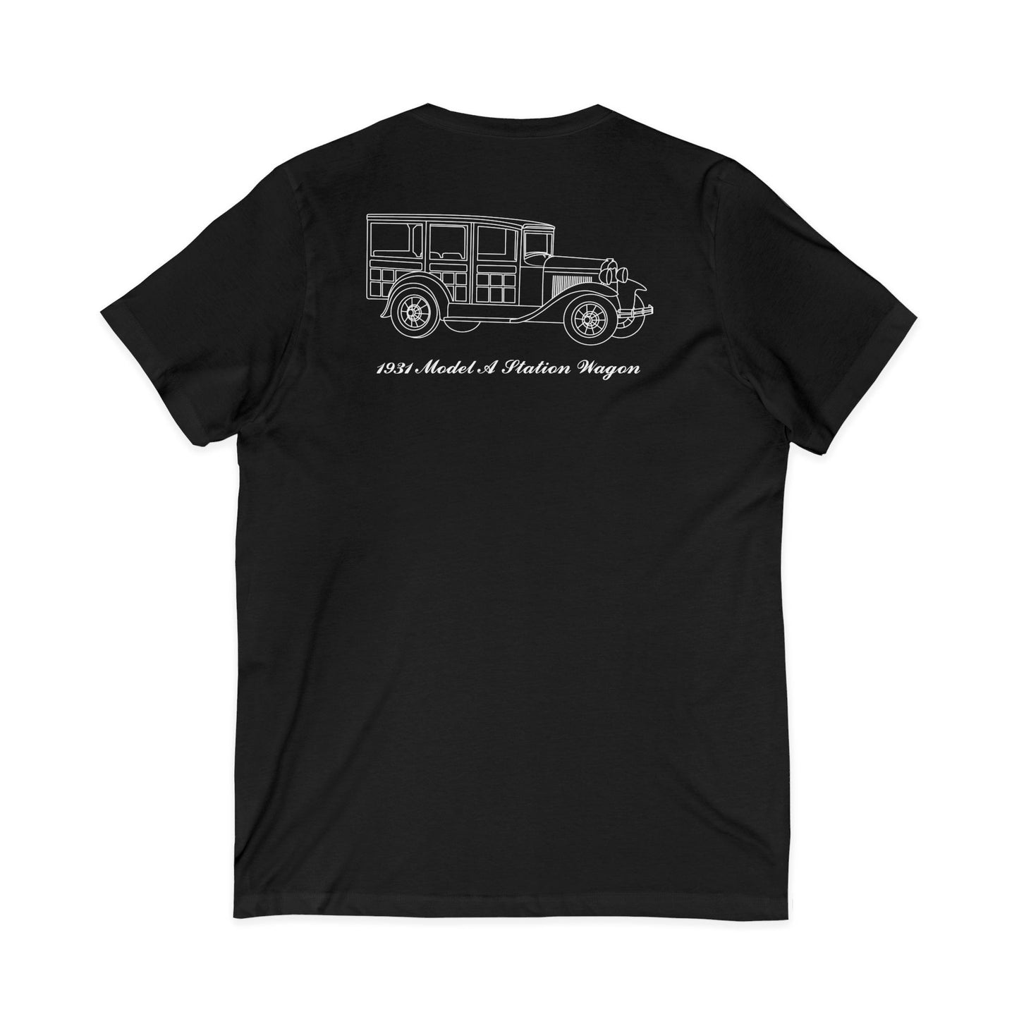 1931 Station Wagon Women's V-Neck Shirt