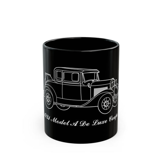 1931 De Luxe Coupe Black Mug