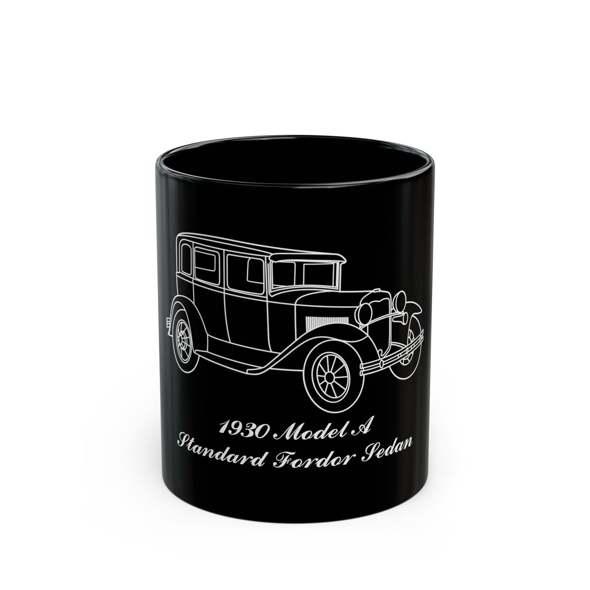 1930 Standard Fordor Sedan Black Mug