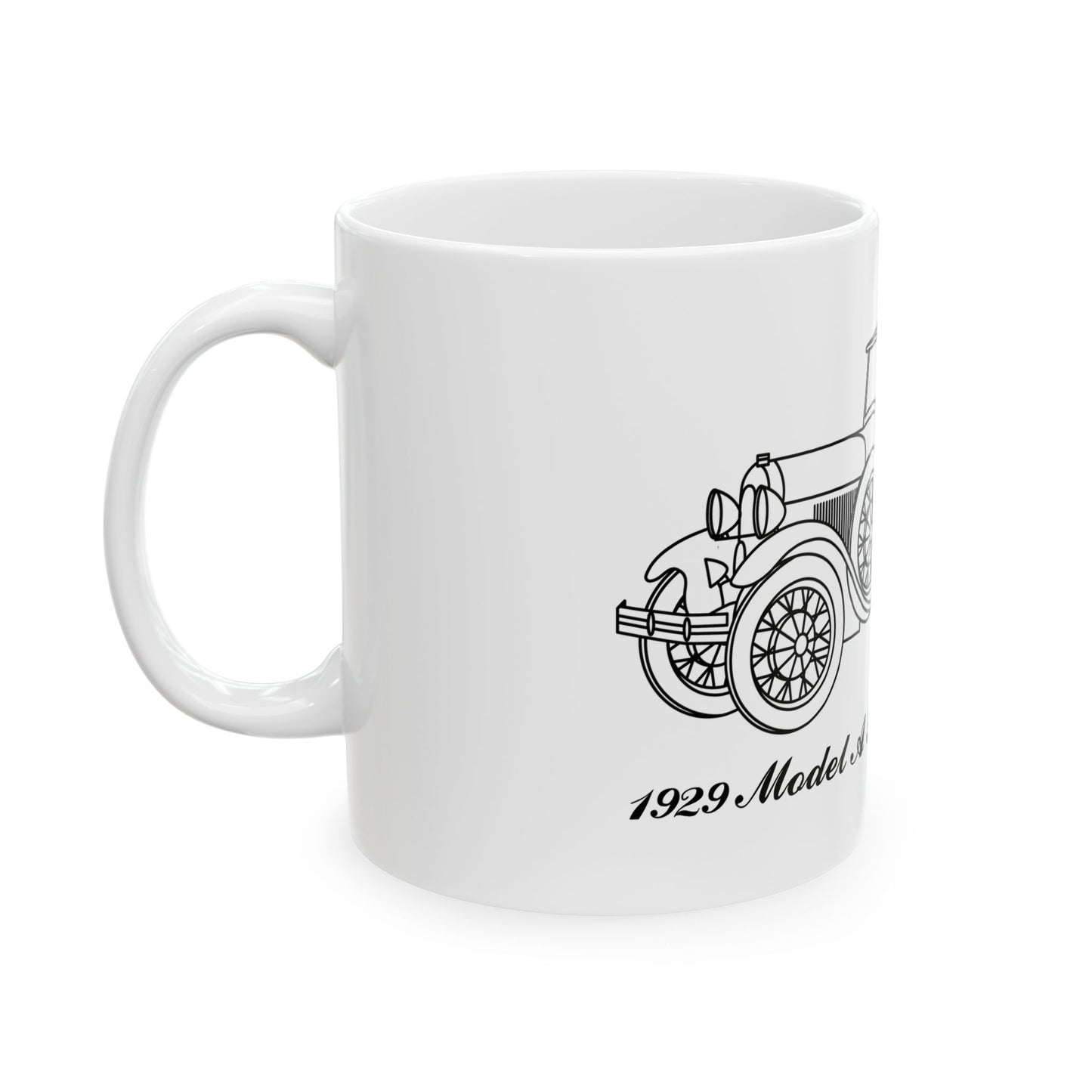1929 Roadster Pickup White Mug