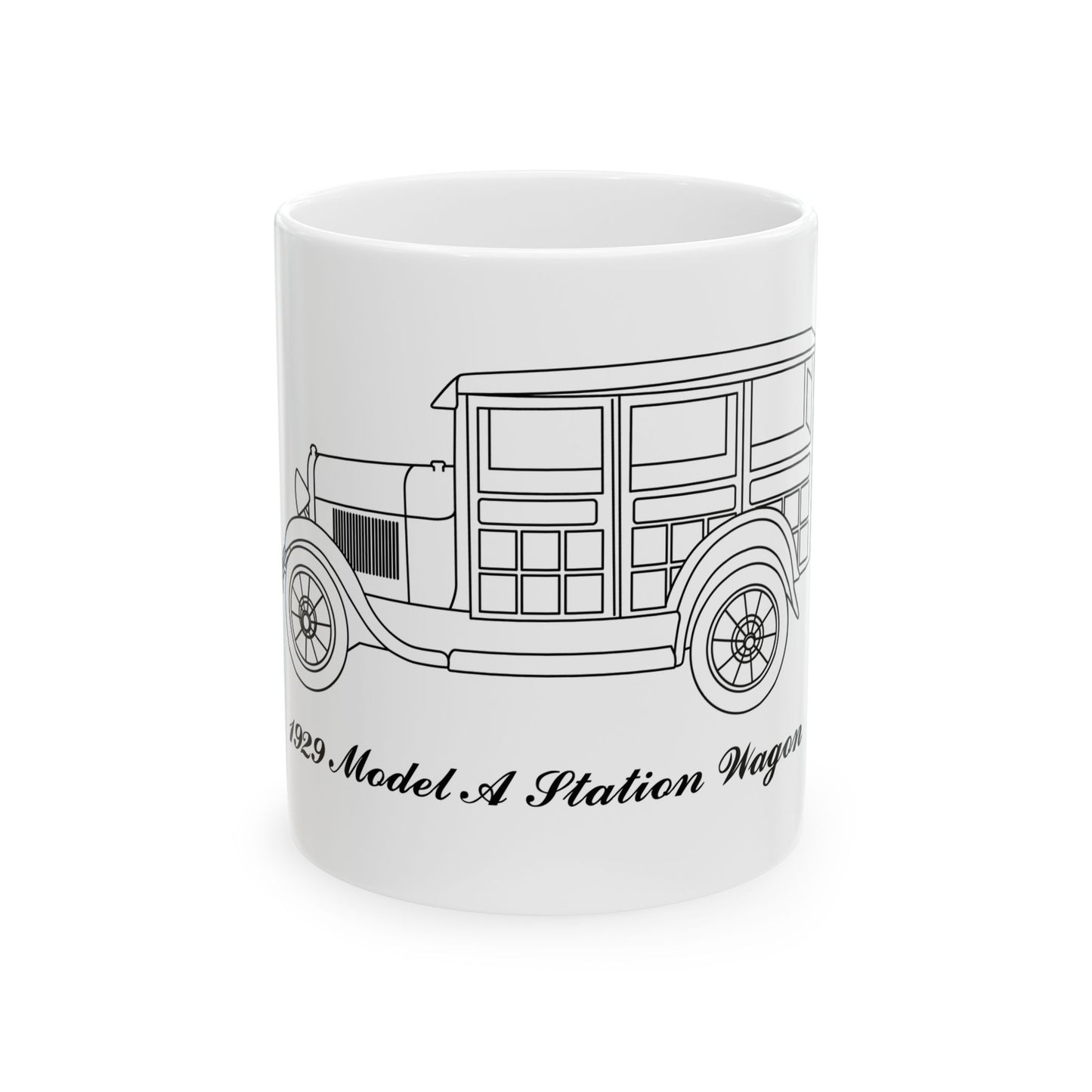 1929 Station Wagon White Mug