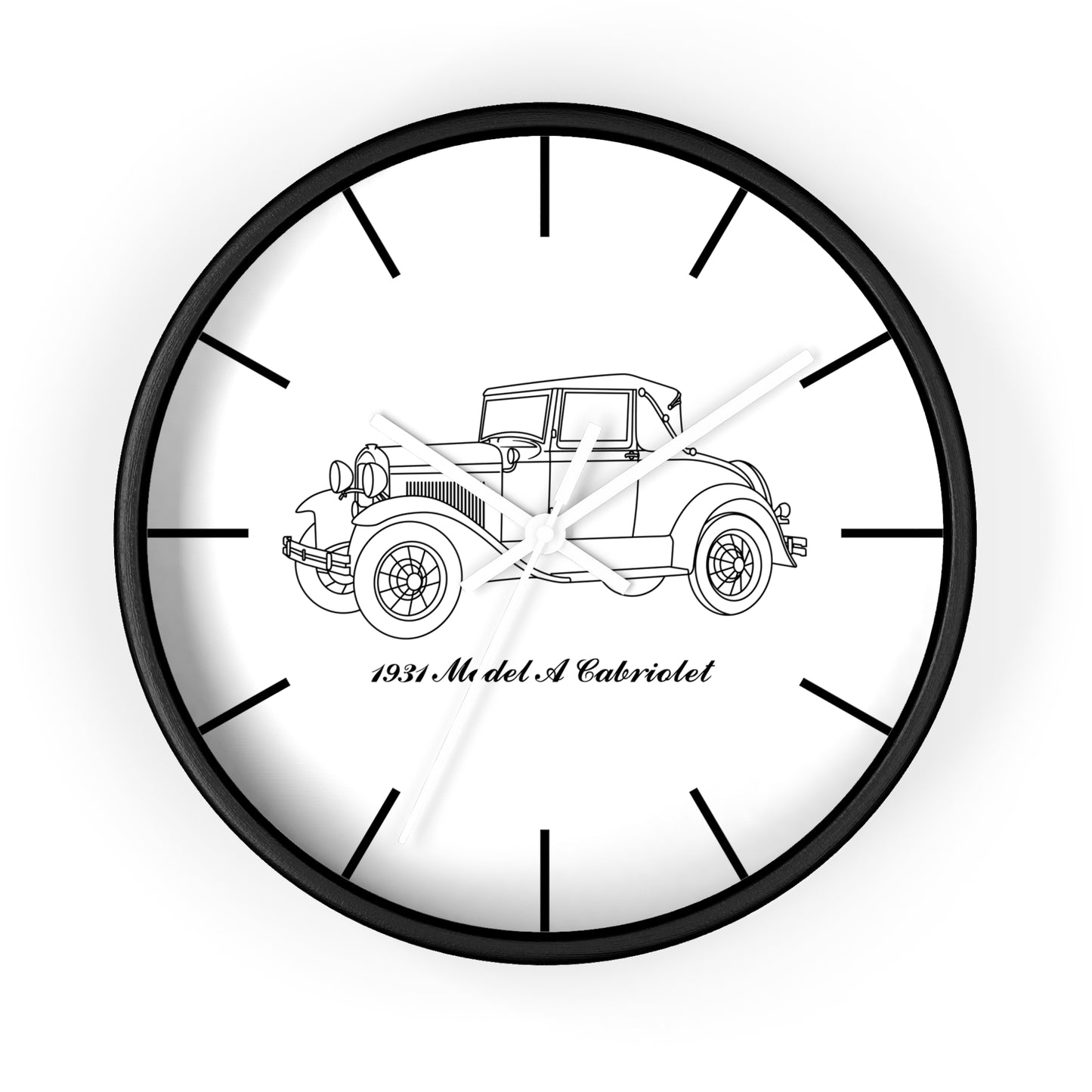 1931 Cabriolet Wall Clock