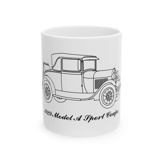 1929 Sport Coupe White Mug