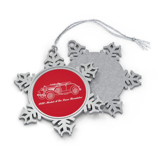 1930 De Luxe Roadster Snowflake Ornament