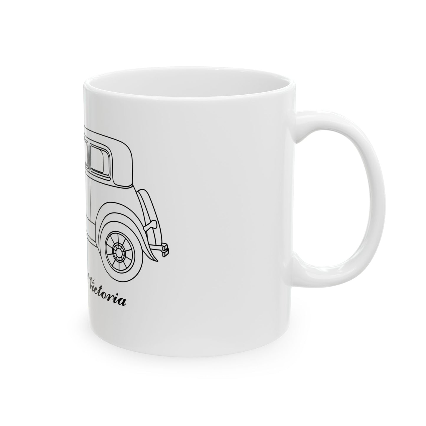 1930 Victoria White Mug