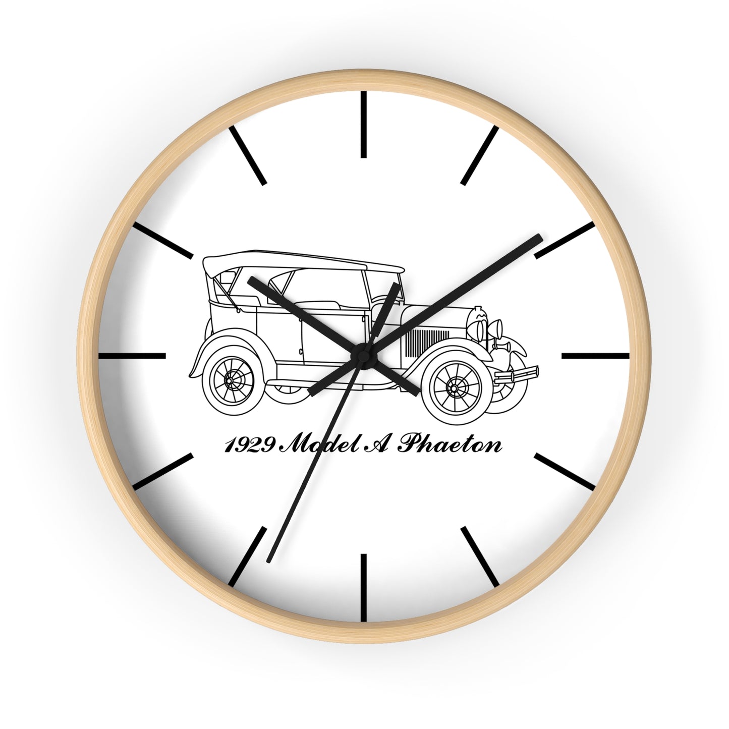 1929 Phaeton Wall Clock
