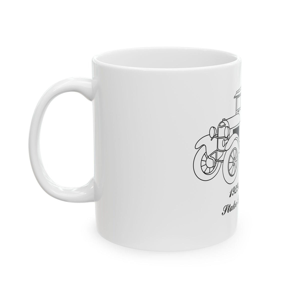 1929 AA Stake Racks White Mug
