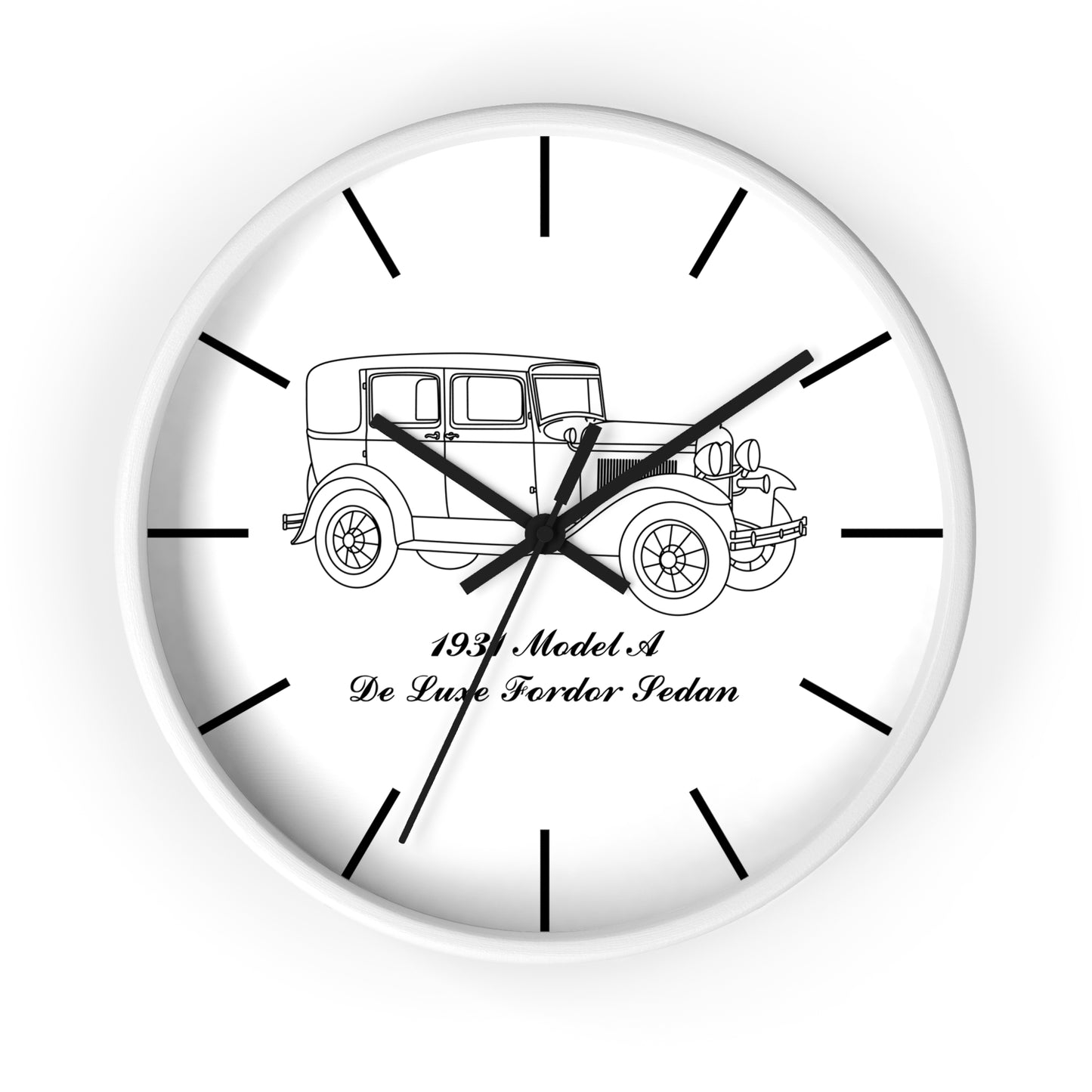1931 De Luxe Fordor Sedan Wall Clock