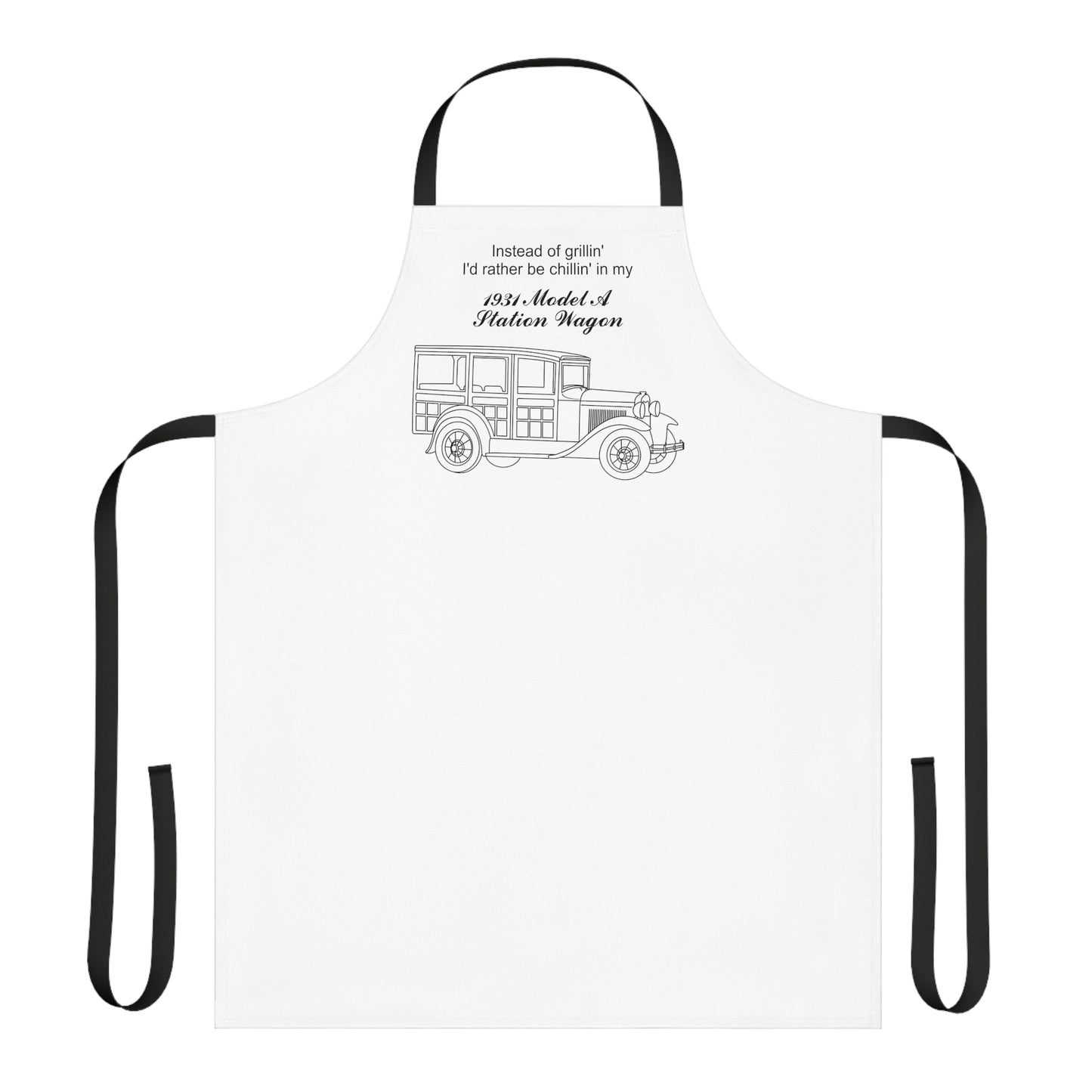 1931 Station Wagon Grillin' Apron