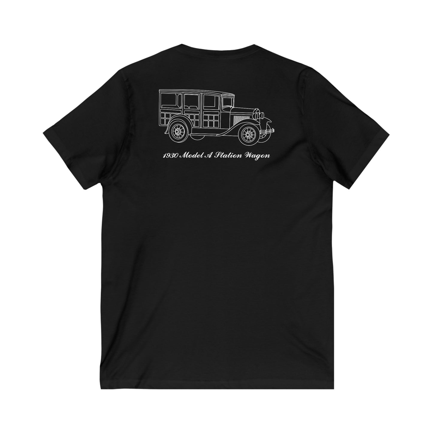 1930 Station Wagon Women's V-Neck Shirt