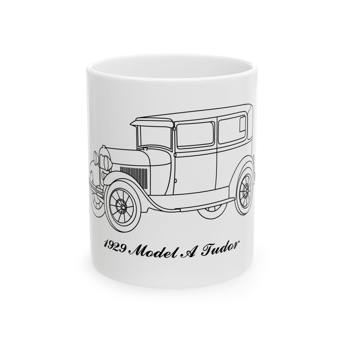 1929 Tudor White Mug