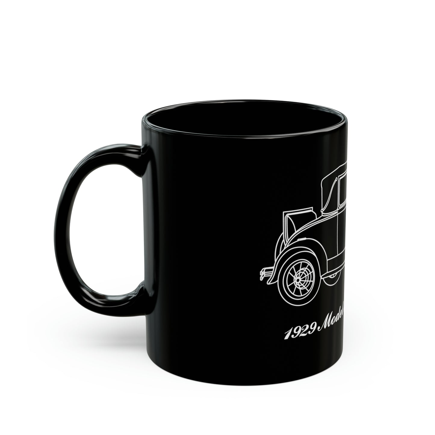 1929 Sport Coupe Black Mug