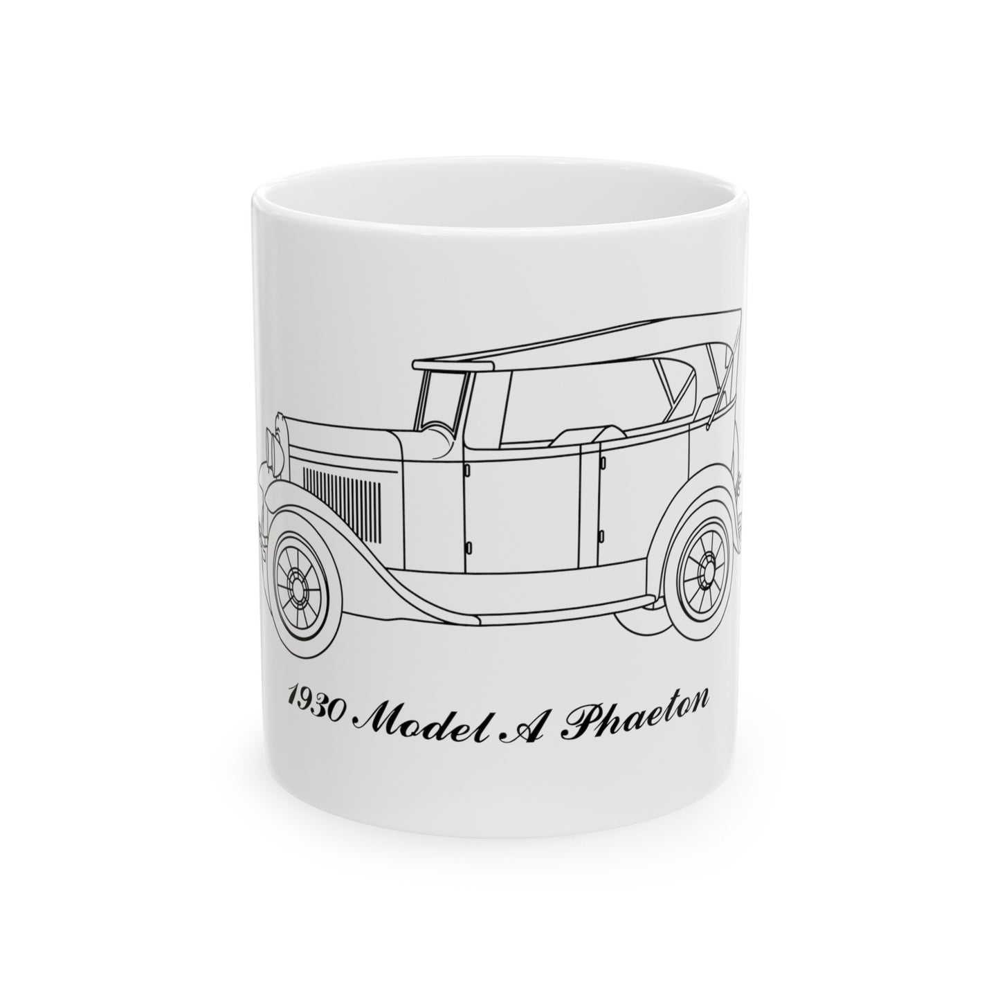 1930 Phaeton White Mug