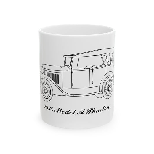 1930 Phaeton White Mug