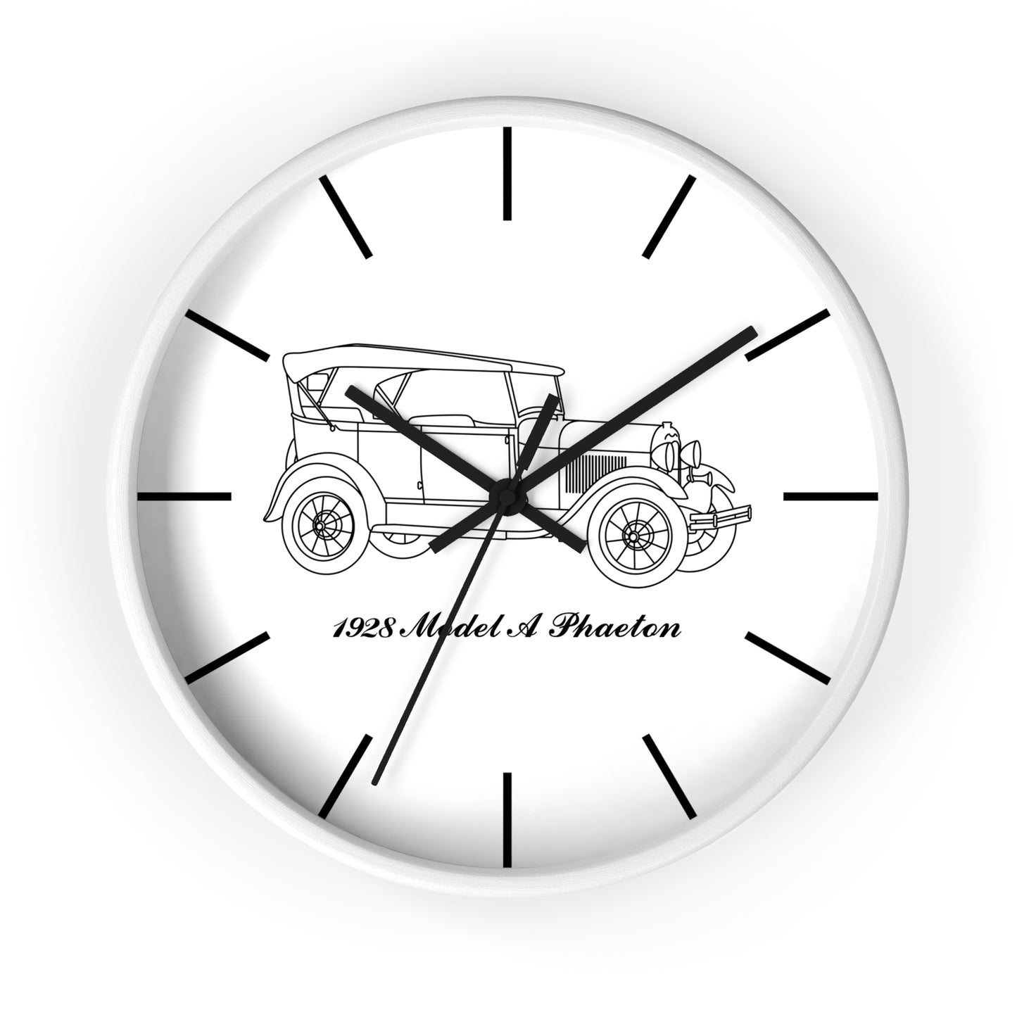 1928 Phaeton Wall Clock